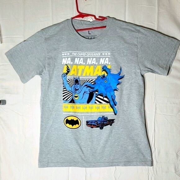 Batman Justice League tshirt size Large gray - Picture 1 of 9
